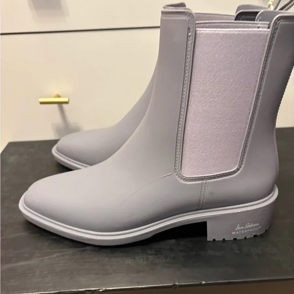 Sam Edelman Waterproof Chelsea Rain Boots – Gray – Women’s 9 BNWT - Picture 3 of 8